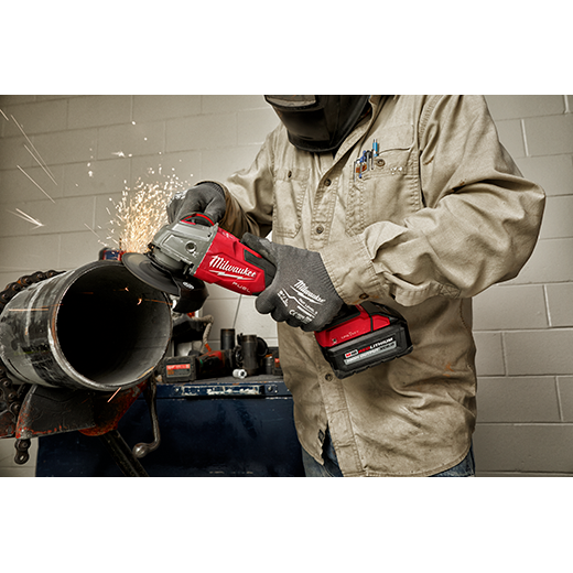 Milwaukee 2883-20, M18 FUEL™ 4-1/2" / 5" Braking Grinder w/ ONE-KEY™ Slide Switch, Lock-On (Tool Only)