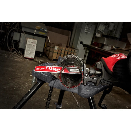 Milwaukee 48-00-5262, 9" 8TPI TORCH™ with NITRUS™ Carbide for Cast Iron SAWZALL® Blade 1PK