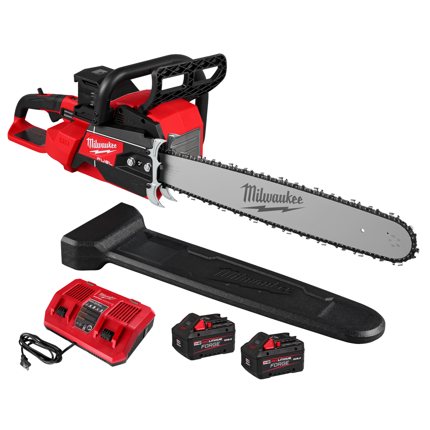 Milwaukee 2827-22, M18 FUEL™ 20" Dual Battery Chainsaw Kit