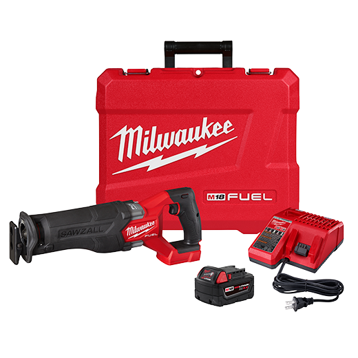 Milwaukee 2821-21, M18 FUEL SAWZALL Recip Saw - 1 Battery XC5.0 Kit