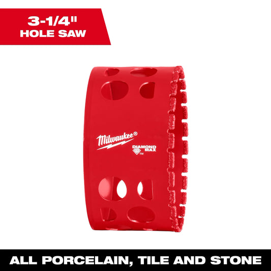 Milwaukee 49-56-5674, 3-1/4" Diamond Max™ Hole Saw