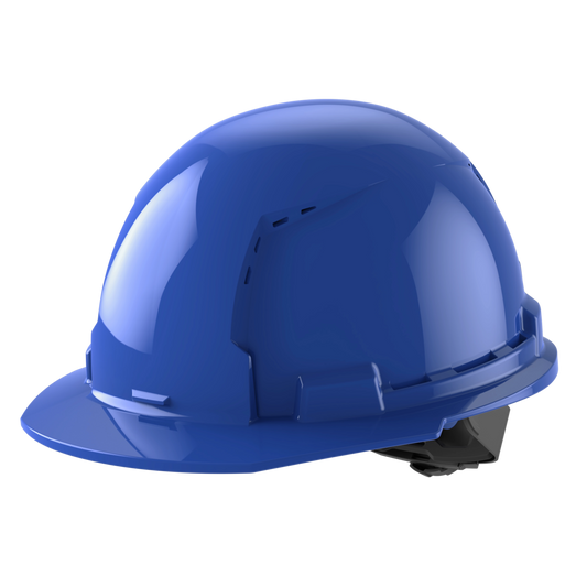 Milwaukee 48-73-1204, BOLT™ Blue Front Brim Vented Hard Hat w/4pt Ratcheting Suspension (USA) - Type 1, Class C