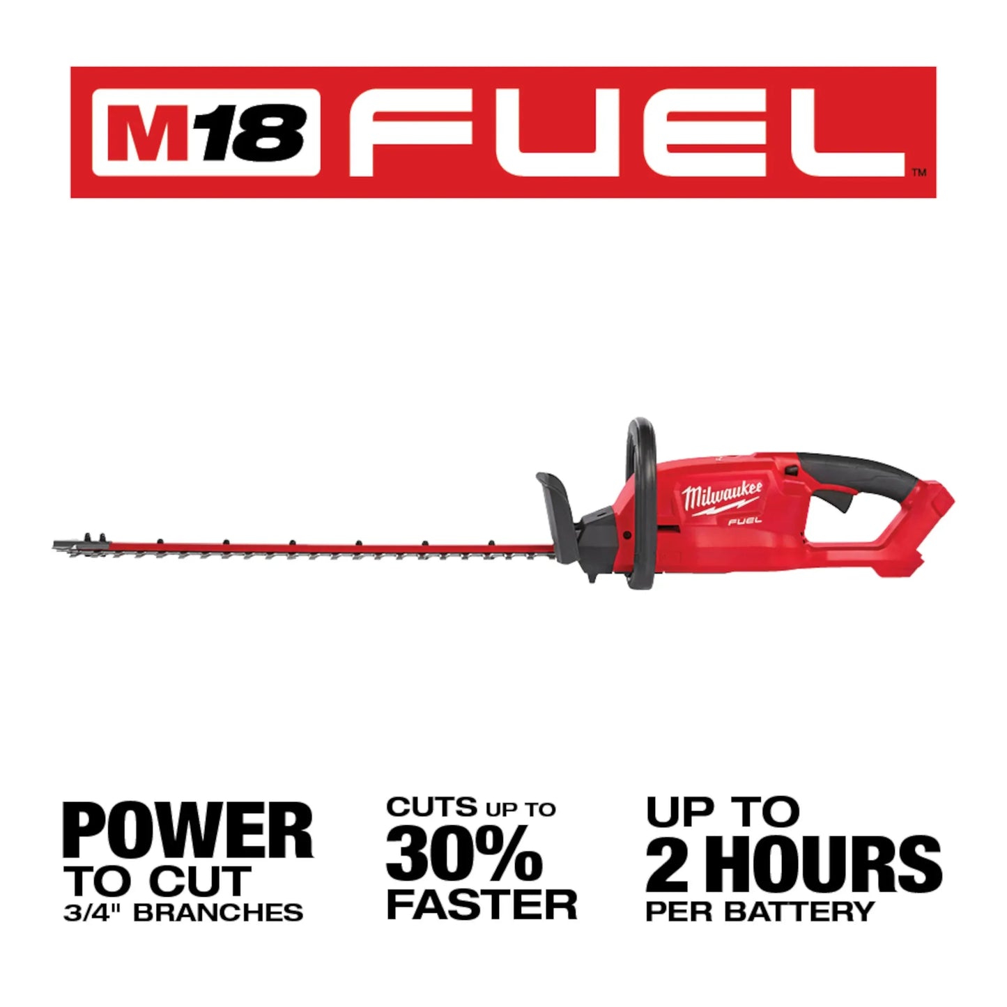 Milwaukee 2726-20, M18 FUEL™ 24" Hedge Trimmer (Tool Only)