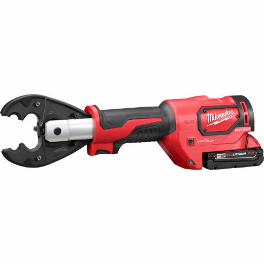 Milwaukee 2678-22BG, M18 FORCE LOGIC 6T Utility Crimper Kit with D3 Grooves and Fixed BG Die