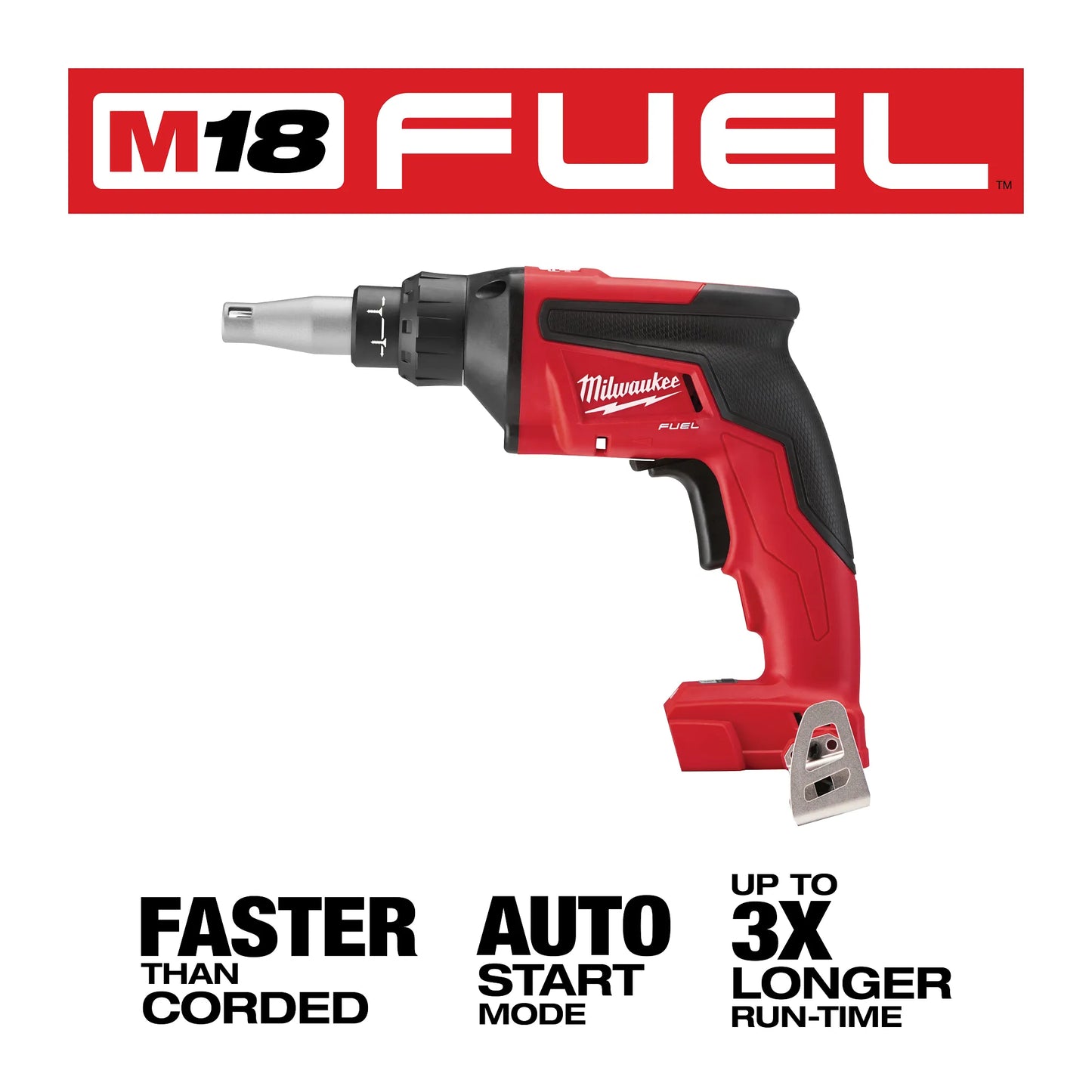 Milwaukee 2866-20, M18 FUEL Drywall Screwgun (Tool Only)