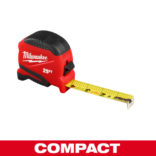 Milwaukee 48-22-1725, 25ft Compact Tape Measure