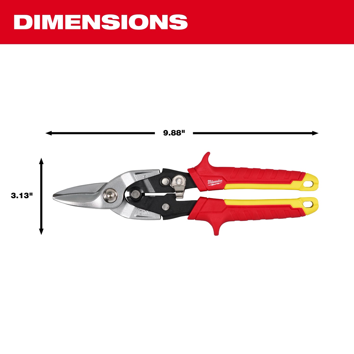 Milwaukee 48-22-4560, Straight Cutting Aviation Snips