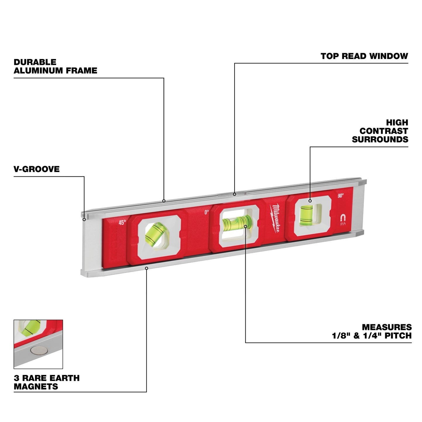 Milwaukee 48-22-5106, 10" Torpedo Level