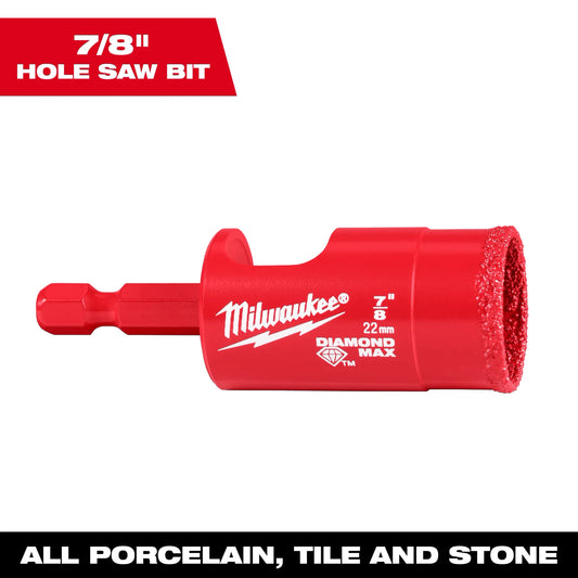 Milwaukee 49-56-0516, 7/8" Diamond Max™ Hole Saw Bit