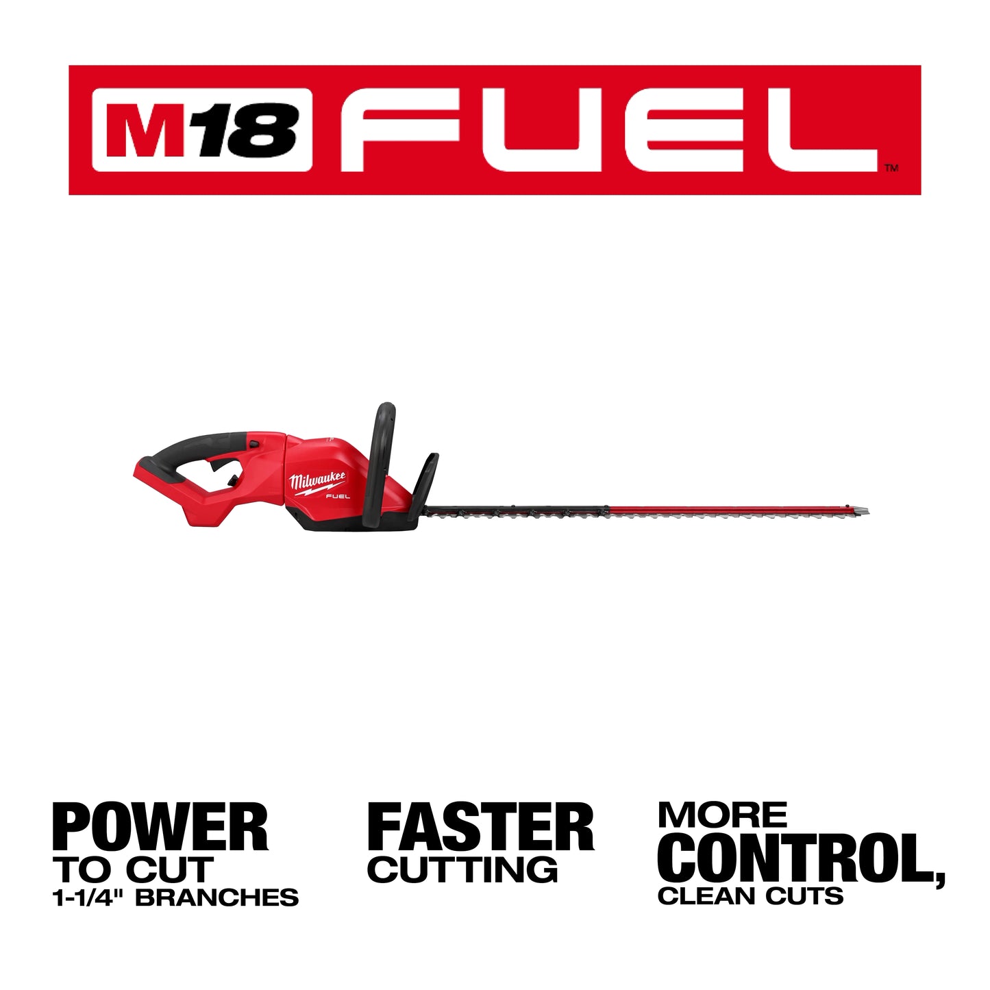 Milwaukee 3034-20, M18 FUEL™ 30" Hedge Trimmer (Tool Only)