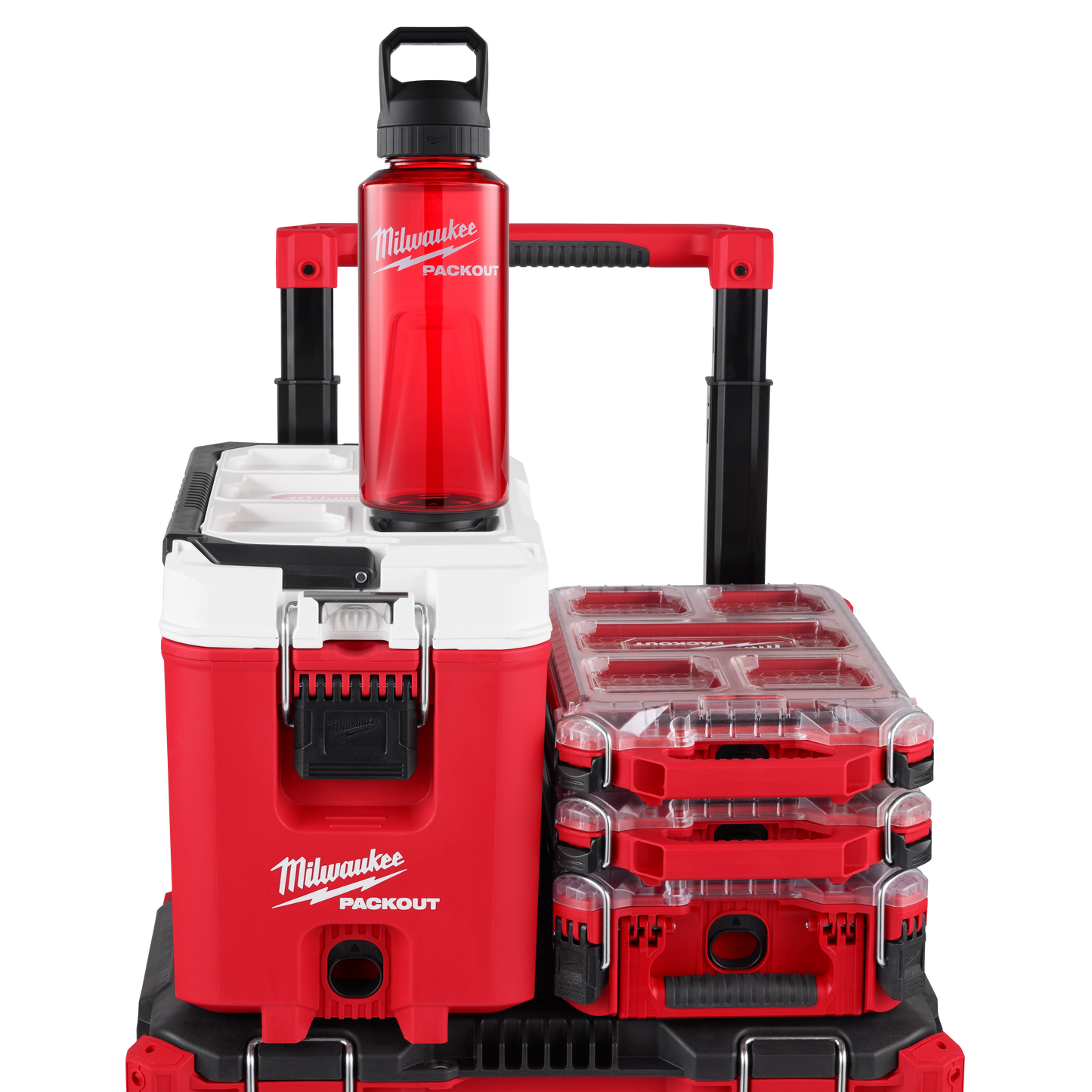 Milwaukee 48-22-8373R, PACKOUT™ 48oz Bottle with Chug Lid (Red)
