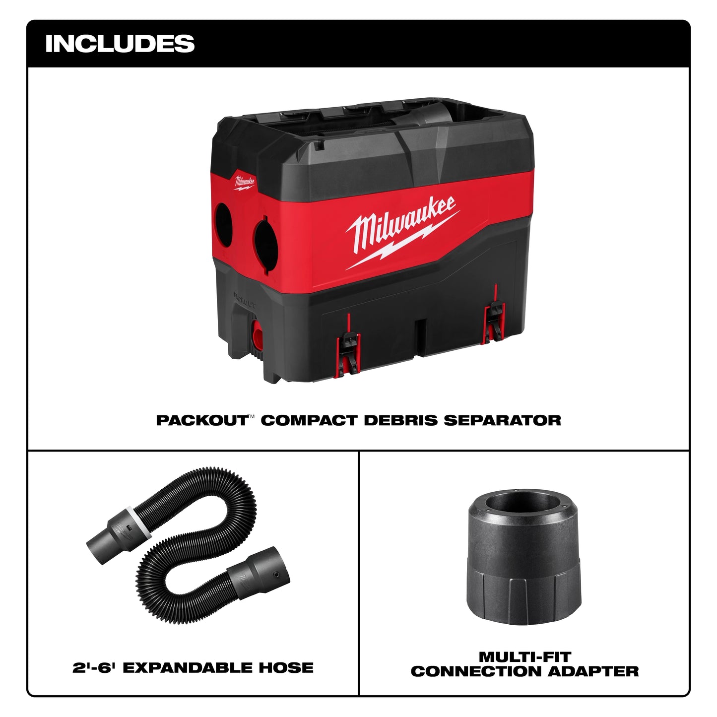 Milwaukee 49-90-2200, PACKOUT™ Compact Debris Separator