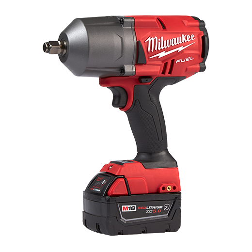 Milwaukee 2767-22GR, M18 FUEL High Torque 1/2" Impact Wrench with Friction Ring and Grease Gun Kit