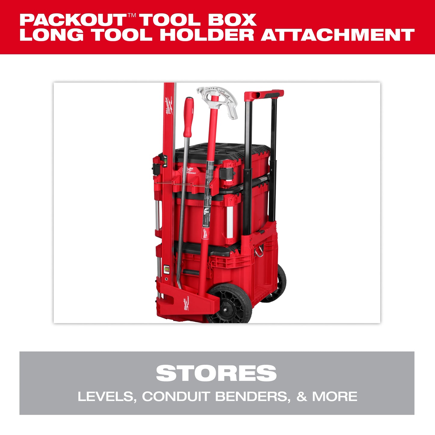 Milwaukee 48-22-8607, PACKOUT™ Tool Box Long Tool Holder Attachment