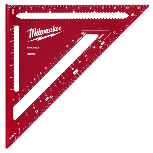 Milwaukee MLSQ0120, 12" Rafter Square