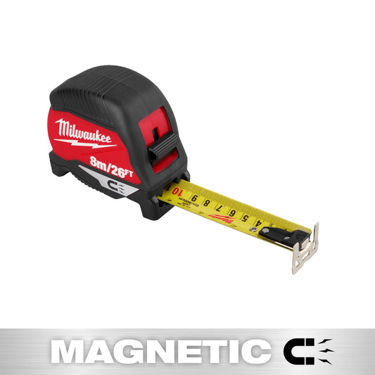 Milwaukee 48-22-1026M, 8m/26ft Magnetic Tape Measure