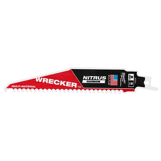 Milwaukee 48-00-5273, 12” WRECKER™ with NITRUS™ Carbide SAWZALL® Blade for Multi-Material 1PK