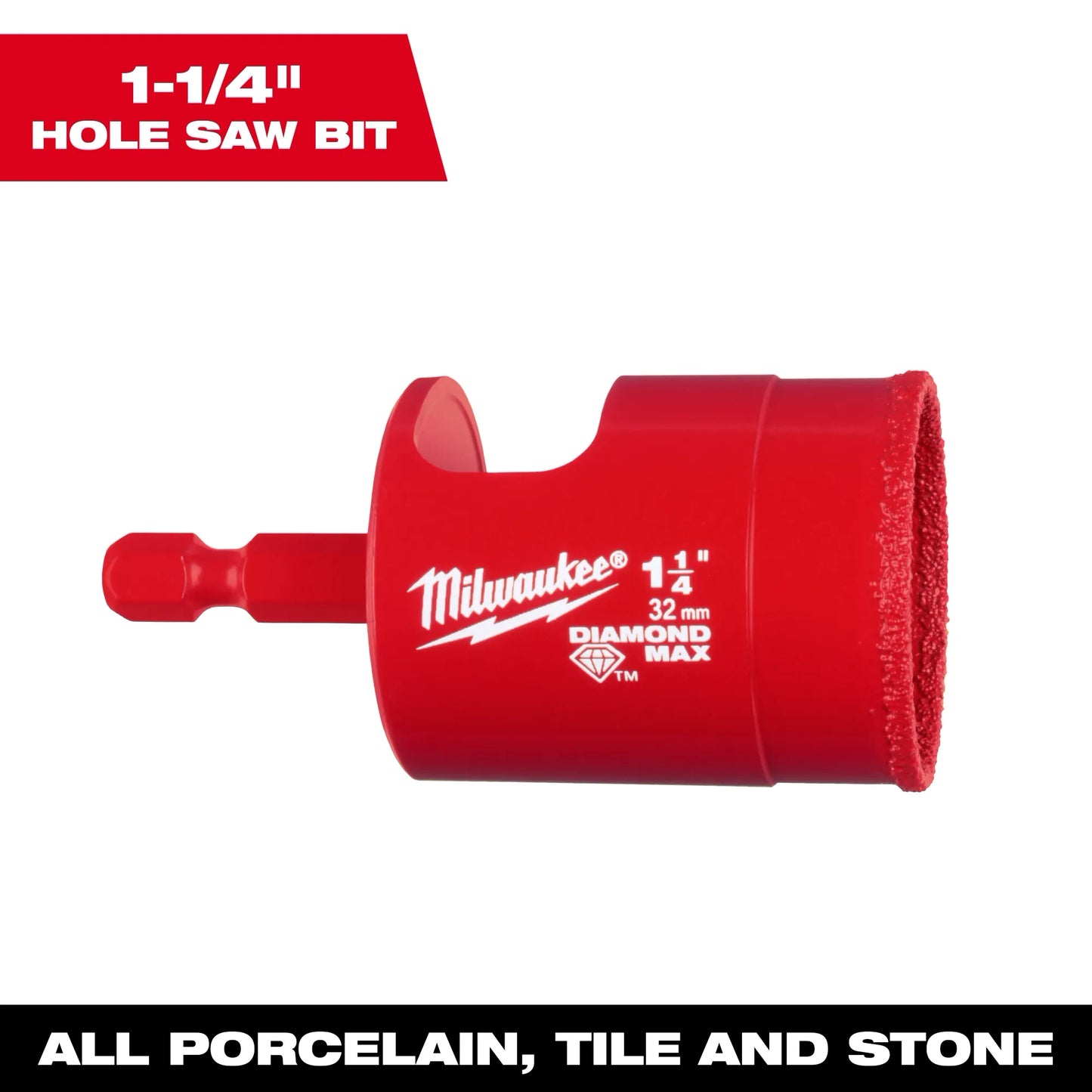 Milwaukee 49-56-0519, 1-1/4" Diamond Max™ Hole Saw Bit