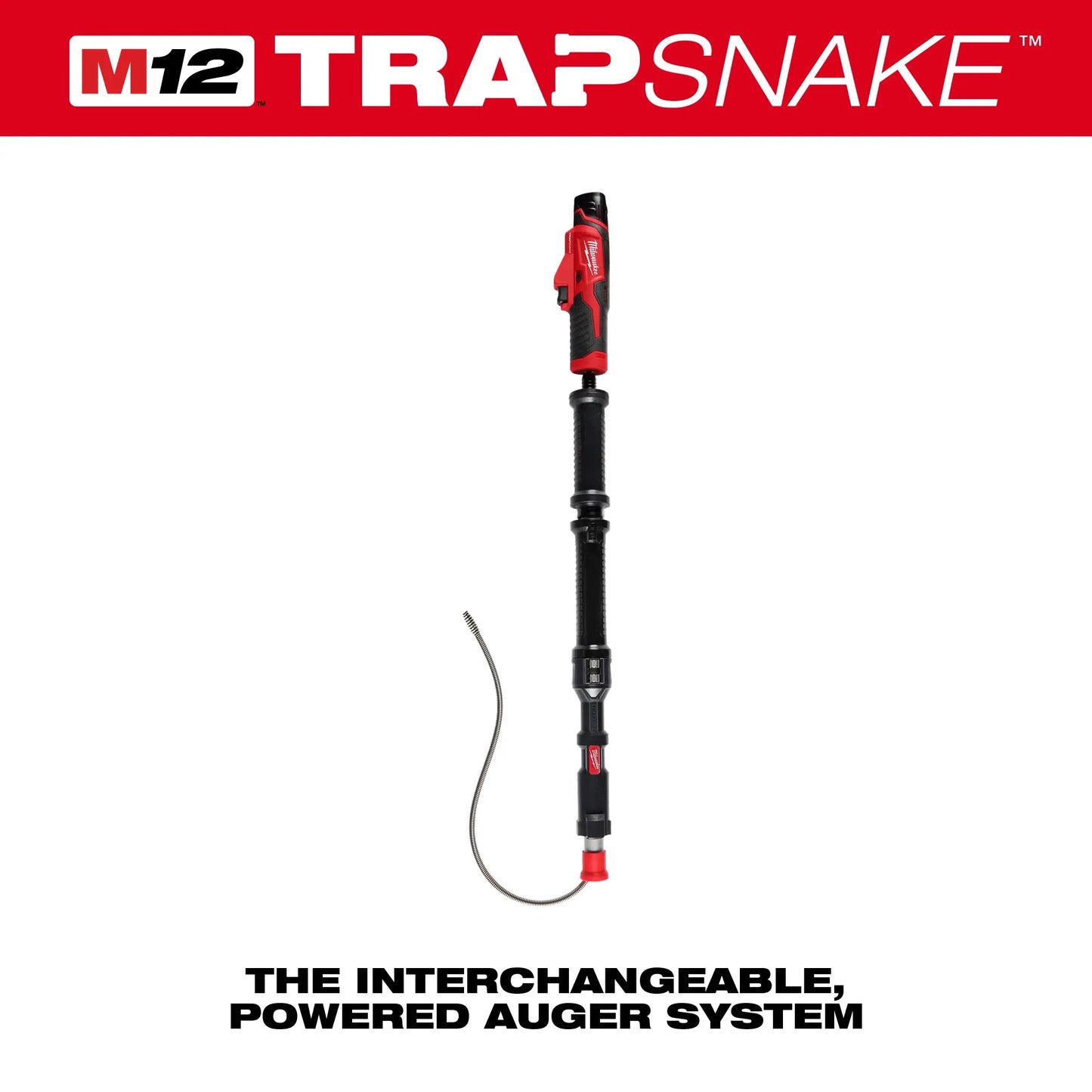 Milwaukee 48-53-3574, TRAPSNAKE™ 4' Urinal Auger Cable