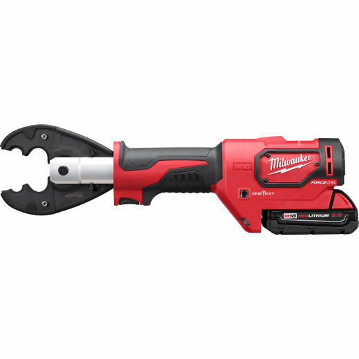 Milwaukee 2678-22BG, M18 FORCE LOGIC 6T Utility Crimper Kit with D3 Grooves and Fixed BG Die