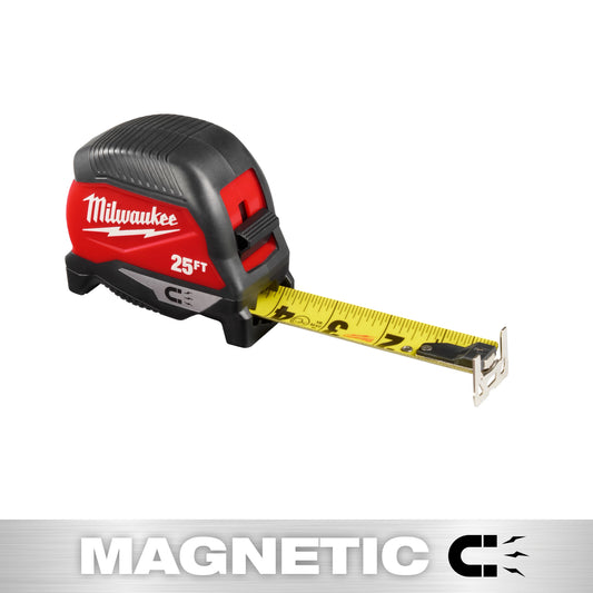 Milwaukee 48-22-1025M, 25ft Magnetic Tape Measure
