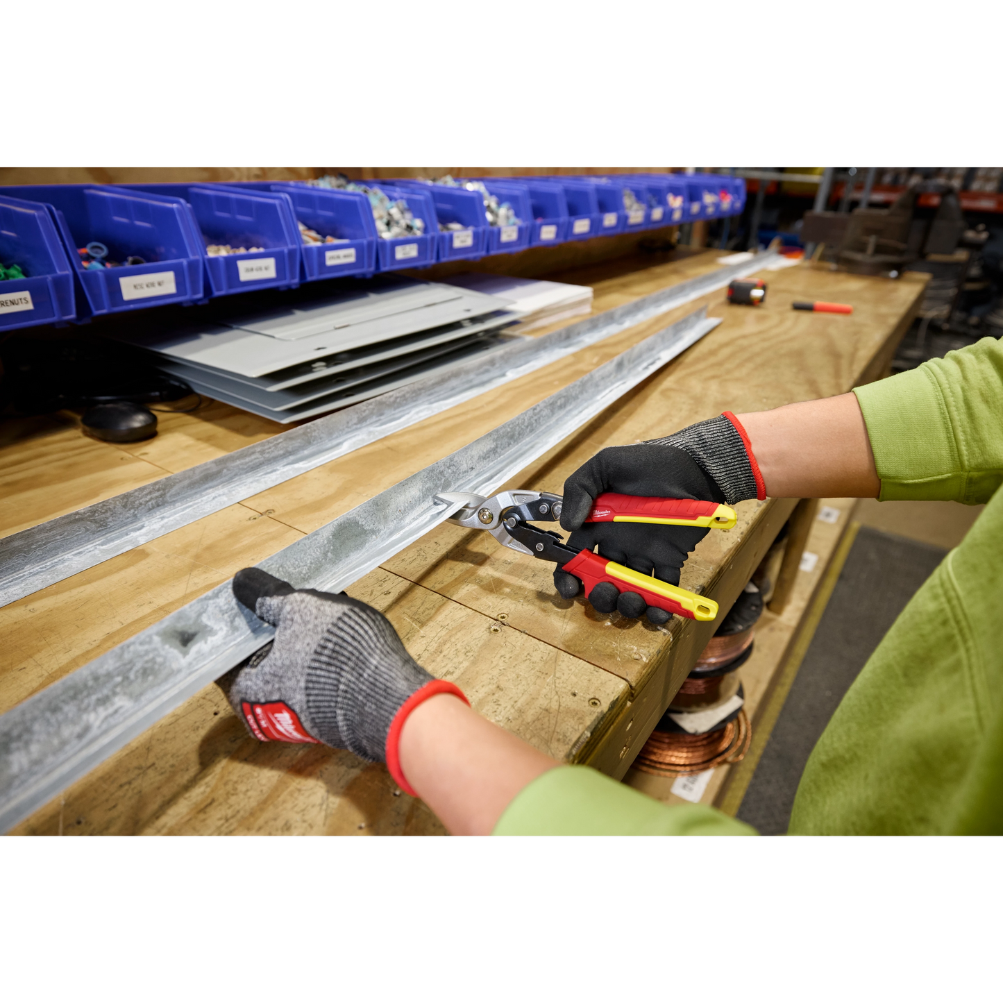 Milwaukee 48-22-4560, Straight Cutting Aviation Snips