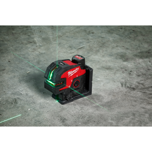 Milwaukee 3624-20, M12™ Green Cross Line & 4-Points Laser