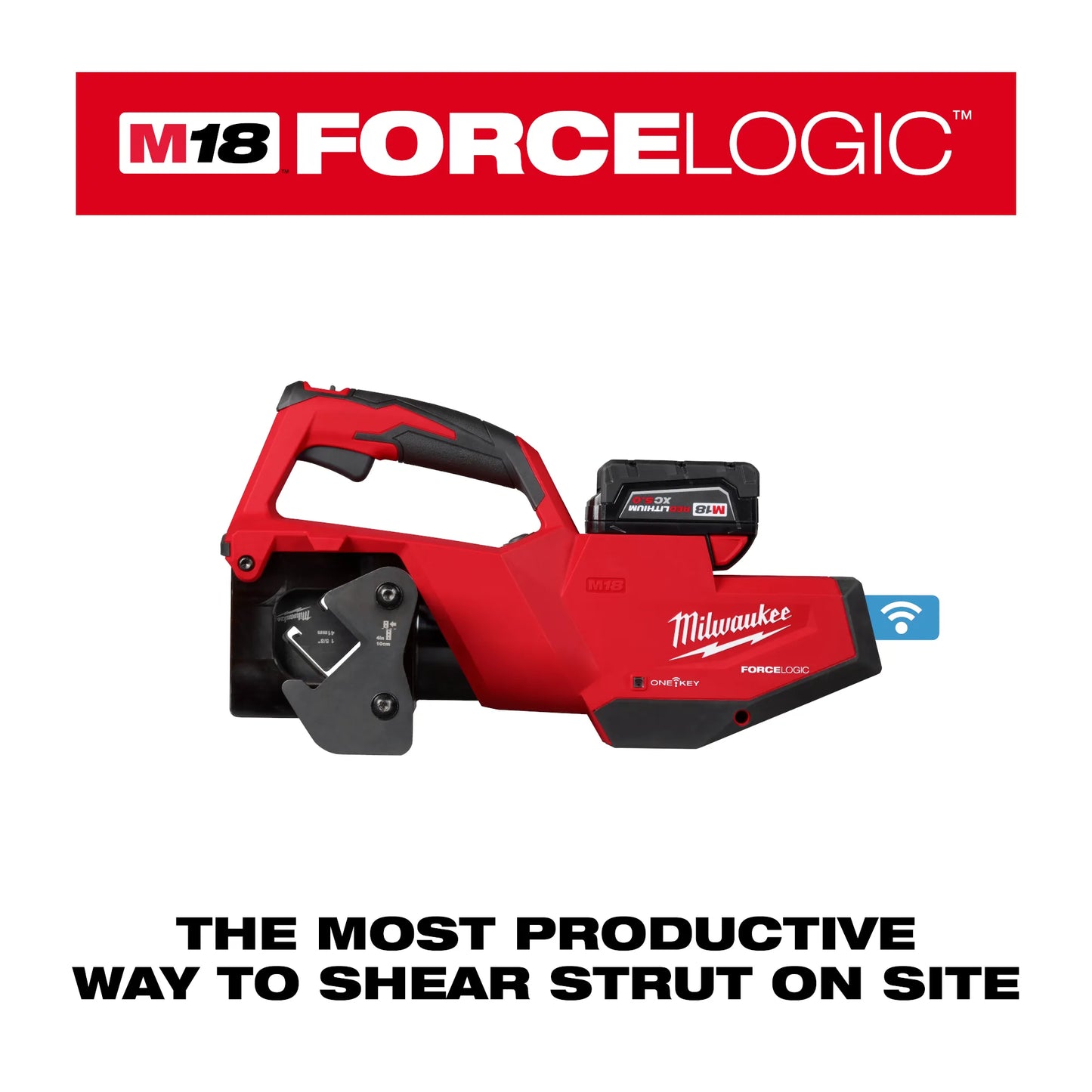 Milwaukee 2933-21, M18™ FORCE LOGIC™ Single Channel Strut Shear Kit