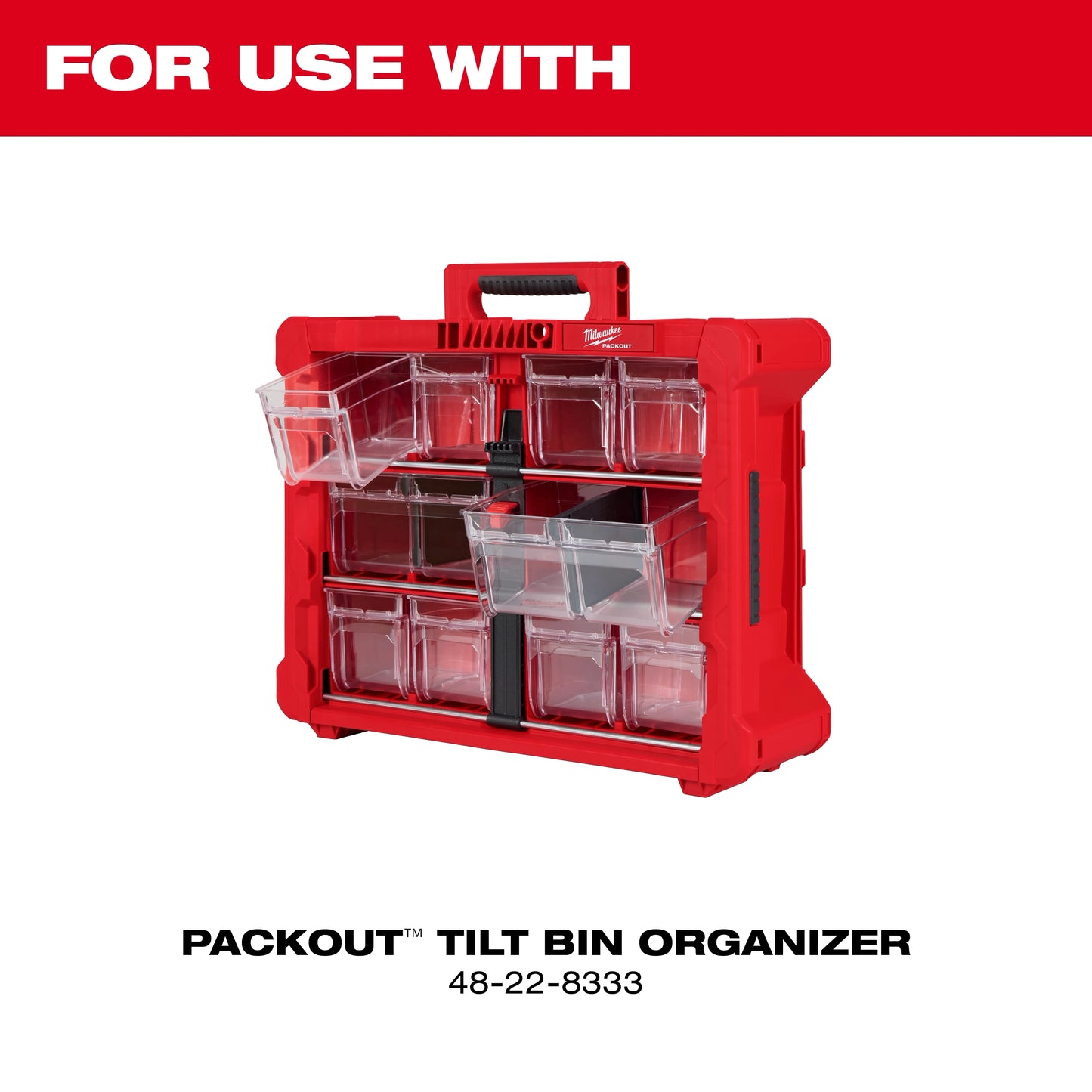Milwaukee 48-22-8434, Large Bin for PACKOUT™ Tilt Bin Organizer