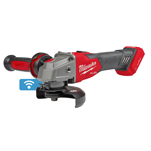 Milwaukee 2883-20, M18 FUEL™ 4-1/2" / 5" Braking Grinder w/ ONE-KEY™ Slide Switch, Lock-On (Tool Only)