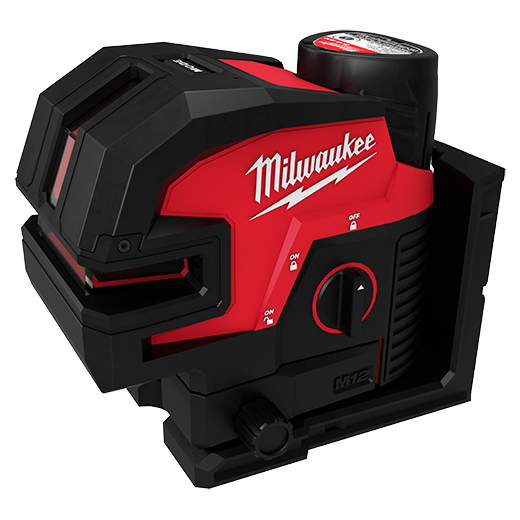 Milwaukee 3624-20, M12™ Green Cross Line & 4-Points Laser