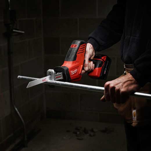 Milwaukee 2625-20, M18 Cordless One-Handed Recip Saw (Tool Only)