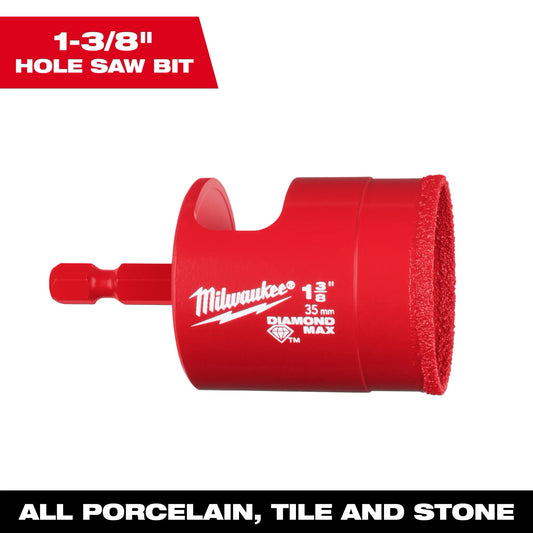 Milwaukee 49-56-0520, 1-3/8" Diamond Max™ Hole Saw Bit