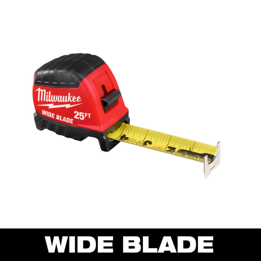 Milwaukee 48-22-1225, 25ft Wide Blade Tape Measure