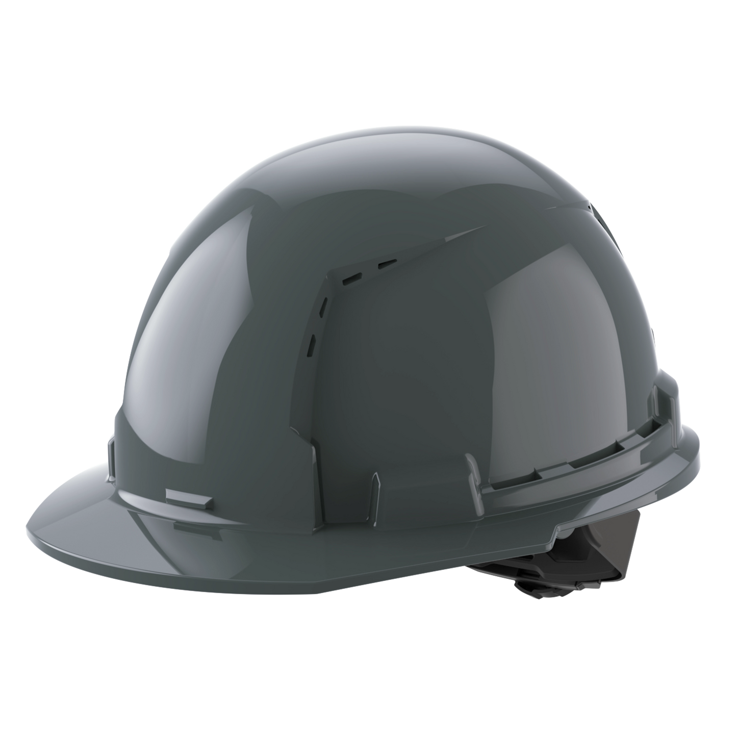 Milwaukee 48-73-1214, BOLT™ Gray Front Brim Vented Hard Hat w/4pt Ratcheting Suspension (USA) - Type 1, Class C