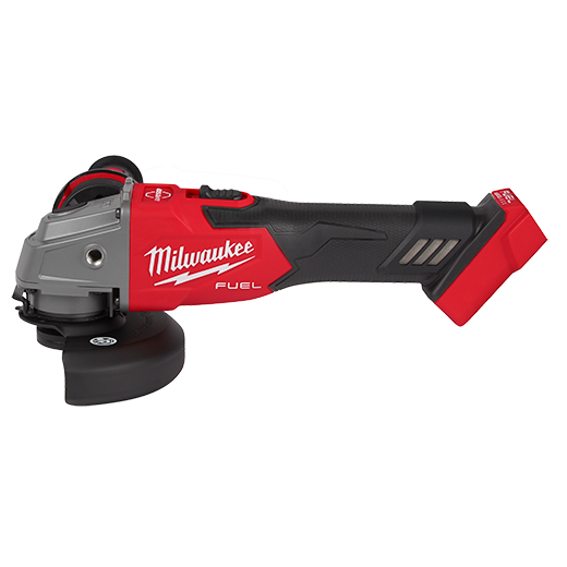 Milwaukee 2881-20, M18 FUEL Brushless Cordless 4-1/2" / 5" Grinder Slide Switch, Lock-On (Tool Only)