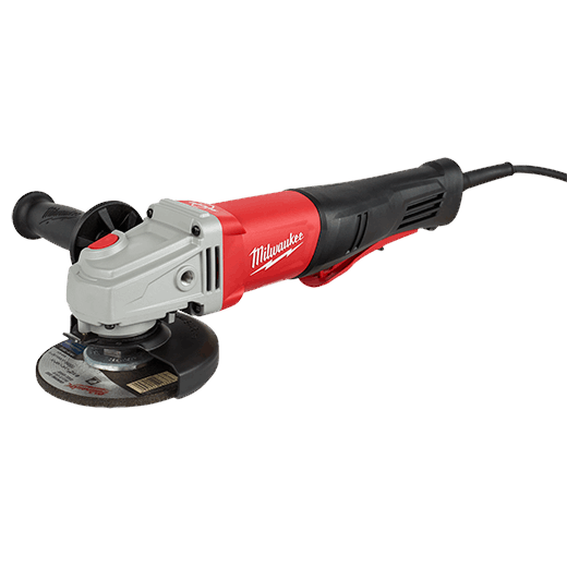 Milwaukee 6143-31, 11 Amp 4-1/2” / 5” Braking Small Angle Grinder Paddle No-Lock