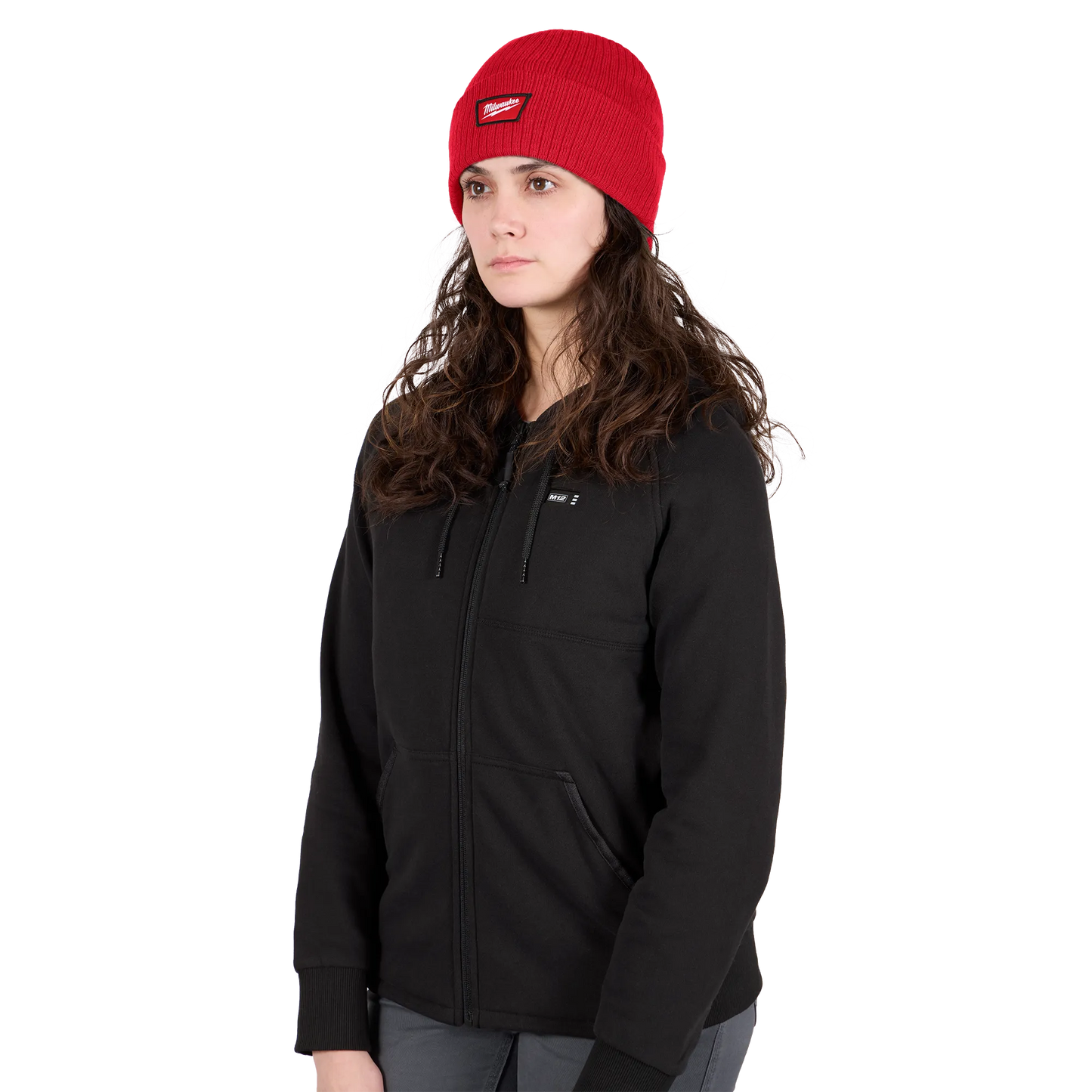 Milwaukee M750R, Rib-Knit Cuffed Beanie - Red