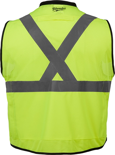 Milwaukee 48-73-5083, High Visibility Yellow Performance Safety Vest - XXL/XXXL (CSA)