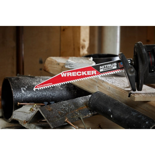 Milwaukee 48-00-5273, 12” WRECKER™ with NITRUS™ Carbide SAWZALL® Blade for Multi-Material 1PK