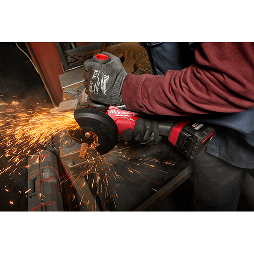 Milwaukee 2881-20, M18 FUEL Brushless Cordless 4-1/2" / 5" Grinder Slide Switch, Lock-On (Tool Only)