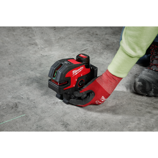 Milwaukee 3624-20, M12™ Green Cross Line & 4-Points Laser