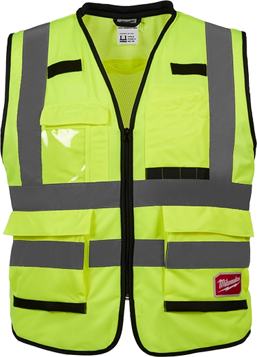Milwaukee 48-73-5083, High Visibility Yellow Performance Safety Vest - XXL/XXXL (CSA)
