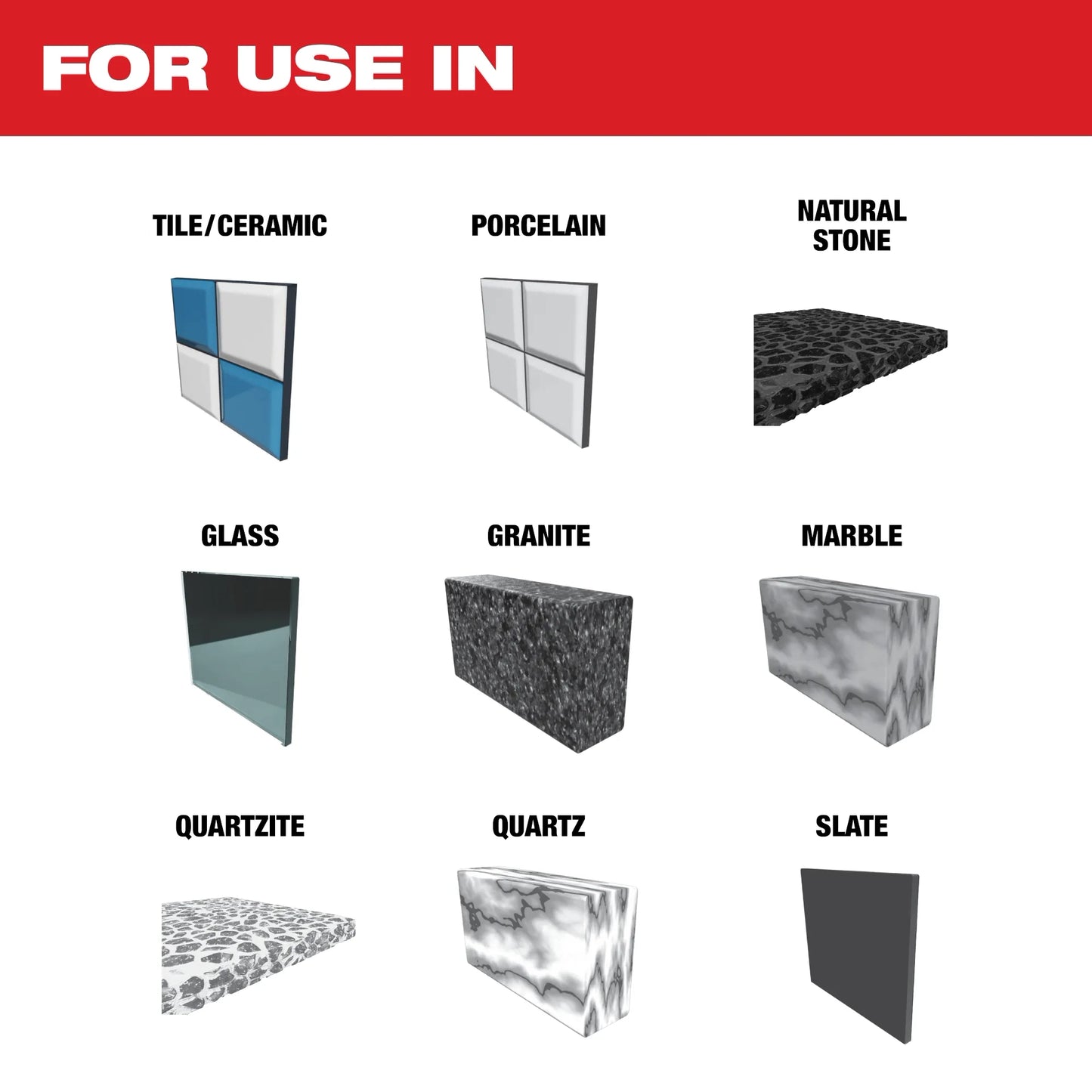 Milwaukee 49-56-0501, Milwaukee® 1/4" Diamond Max™ Hole Saw Bits - 2PK