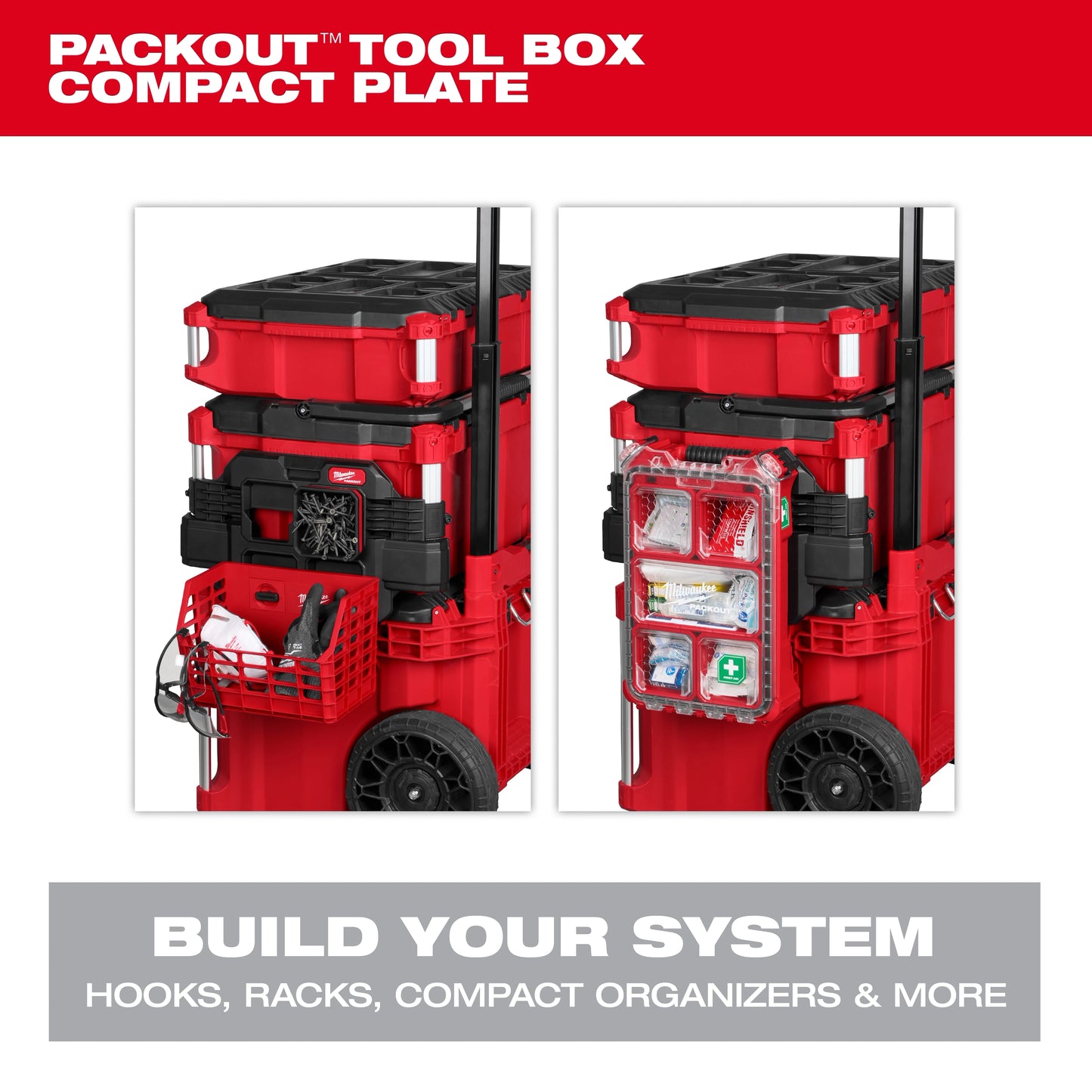 Milwaukee 48-22-8608, PACKOUT™ Tool Box Compact Plate