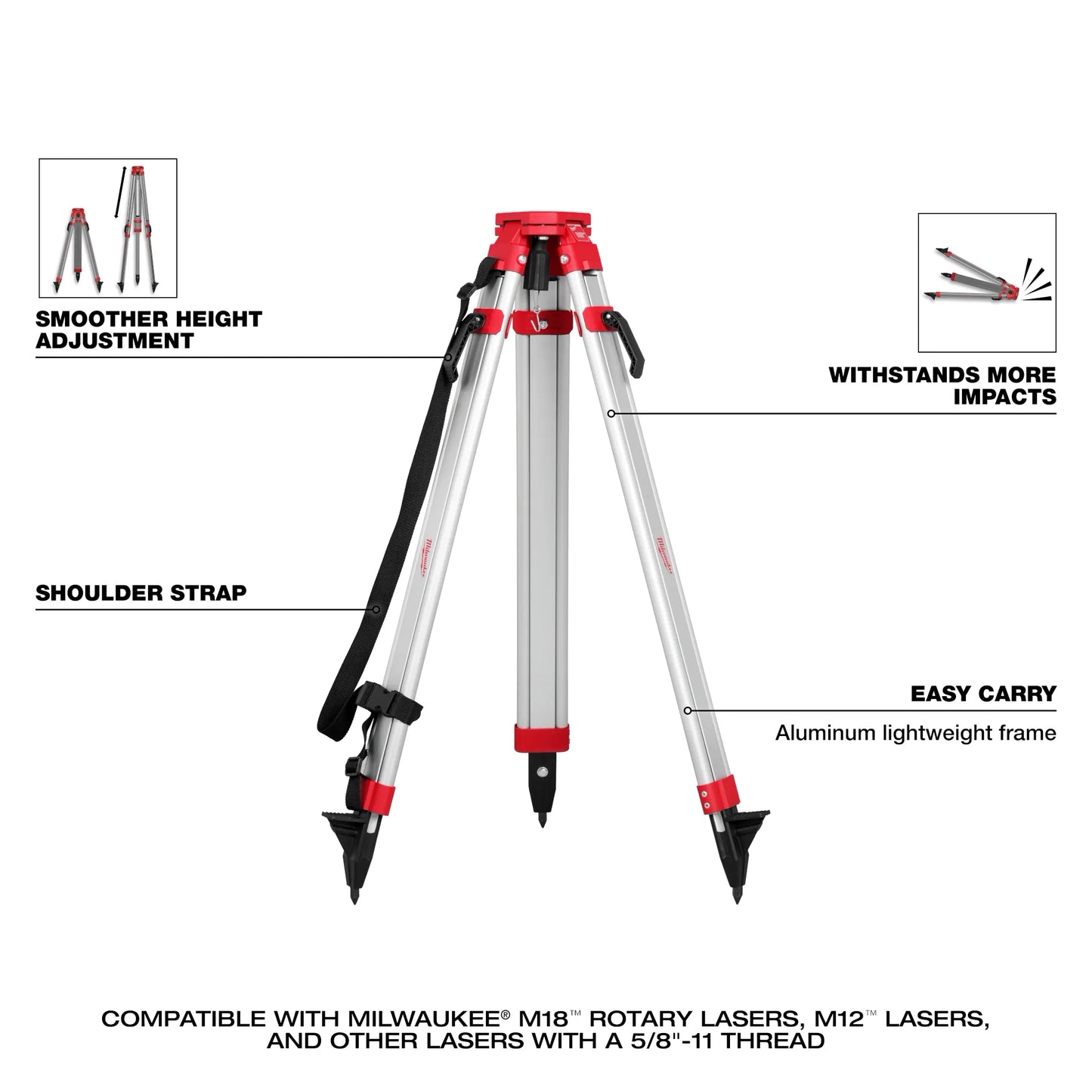 Milwaukee 48-35-3700, Rotary Laser Tripod