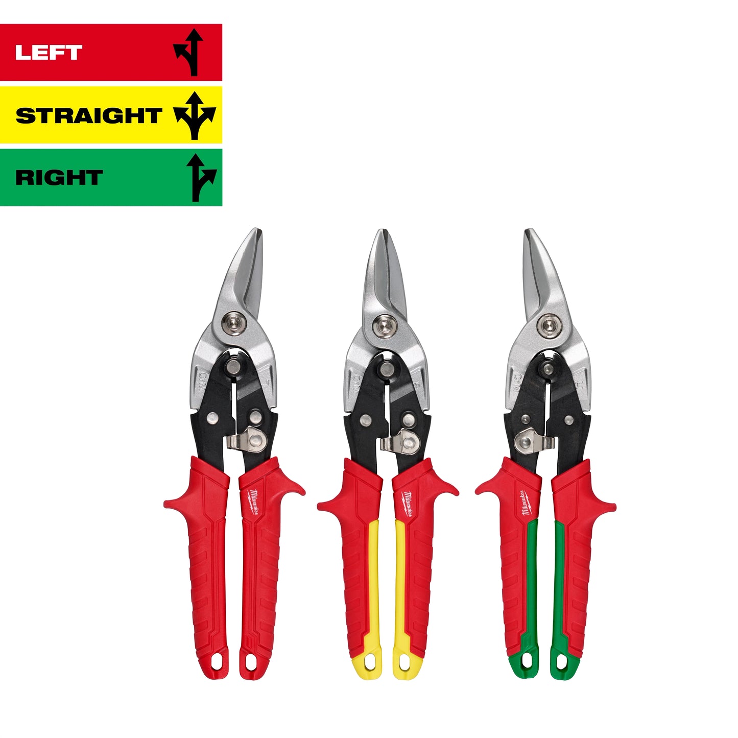 Milwaukee 48-22-4563, 3PC Aviation Snip Set
