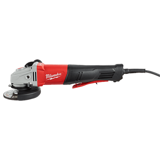 Milwaukee 6143-31, 11 Amp 4-1/2” / 5” Braking Small Angle Grinder Paddle No-Lock