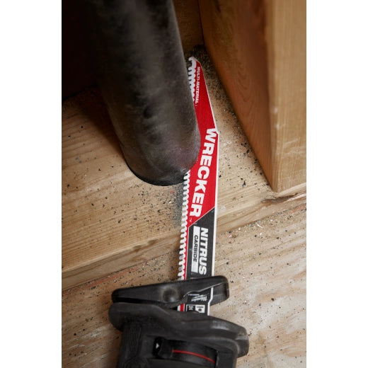 Milwaukee 48-00-5273, 12” WRECKER™ with NITRUS™ Carbide SAWZALL® Blade for Multi-Material 1PK