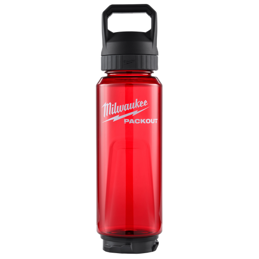 Milwaukee 48-22-8372R, PACKOUT™ 34oz Bottle with Chug Lid (Red)